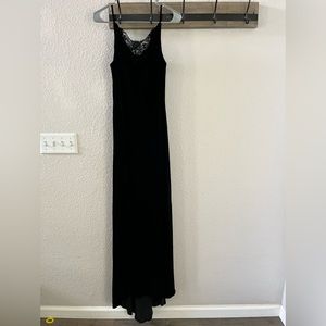 Velvet maxi formal dress